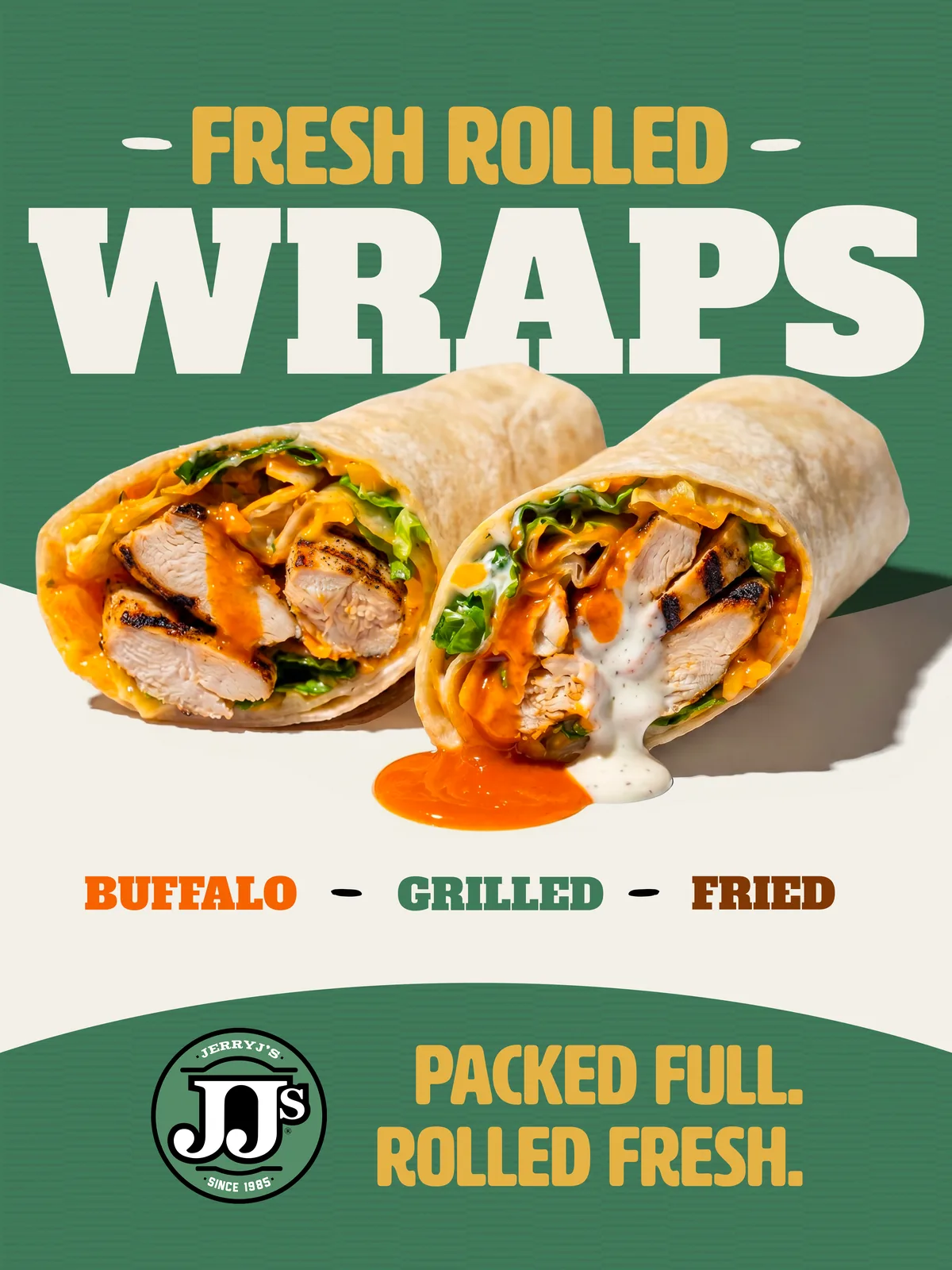 Jerry J's Wraps poster