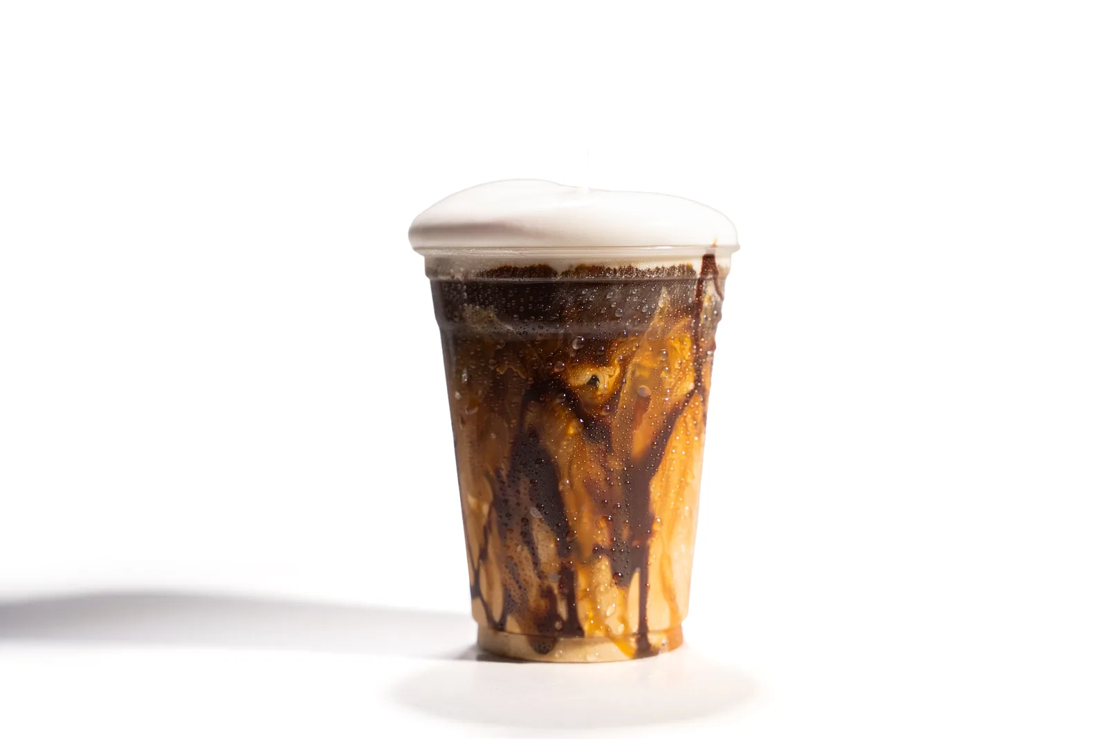 Iced Dirty Espresso on white